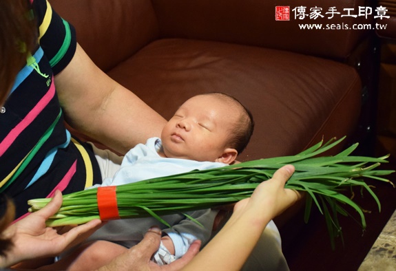 張寶寶(台中太平區到府嬰兒寶寶滿月剃頭理髮、免費到府嬰兒剃胎毛儀式吉祥話)。到府剃頭剃胎毛主持、專業拍照、DVD光碟、證書。★購買「臍帶章、肚臍章、胎毛筆刷印章」贈送：剃頭、收涎、抓周，三選一。2015.11.15 照片9